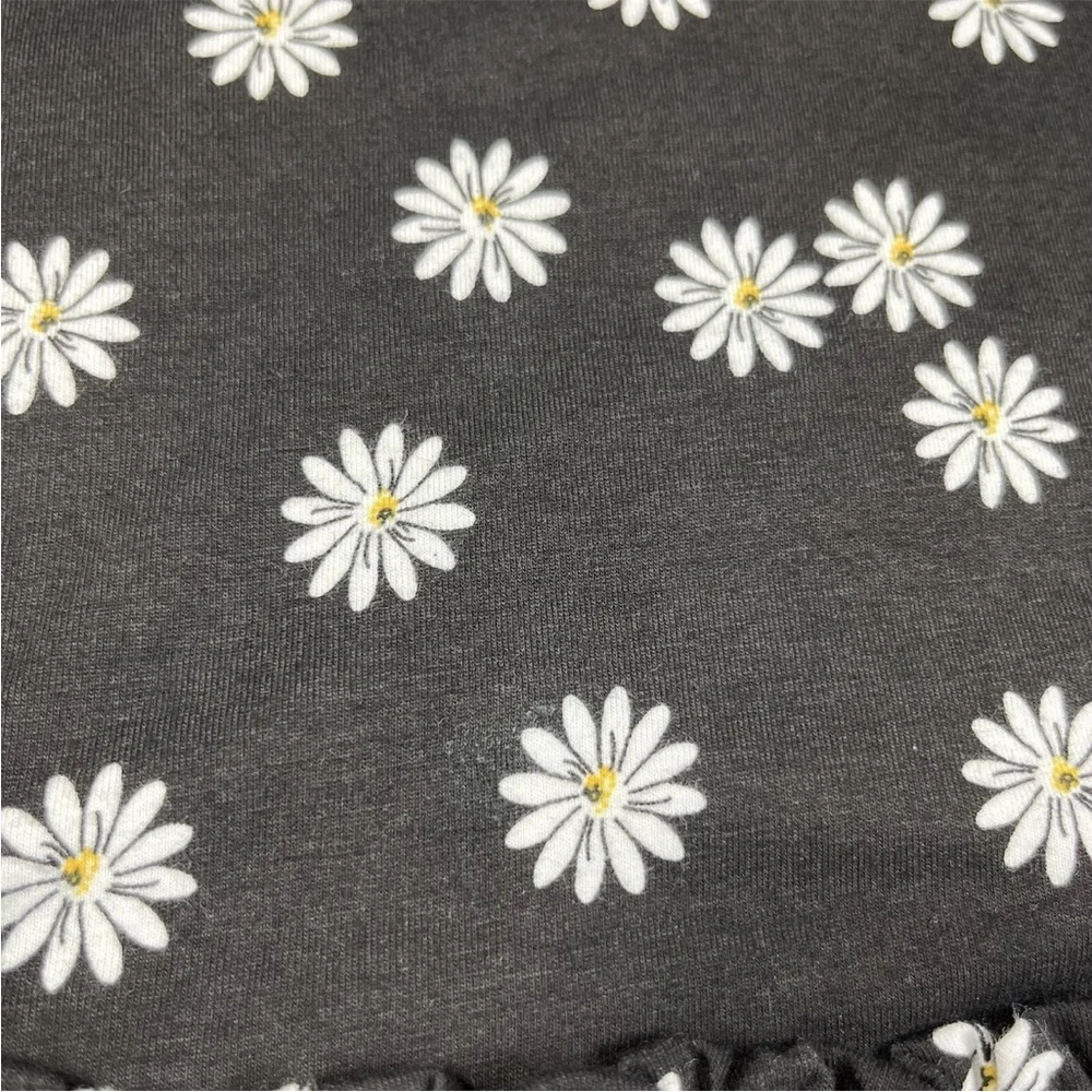 Tucker & Tate Girls Black White Daisy Floral Dress Size 8